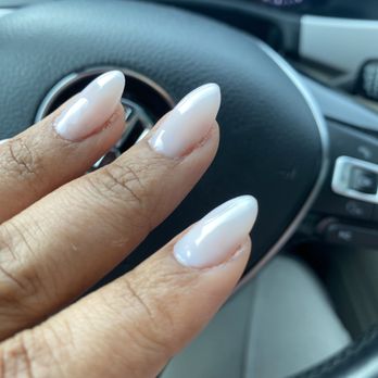 EB Nail Studio - Polish on cuticles and flooding on sides. - Nail Salons Near Me - Sherman Oaks, California
