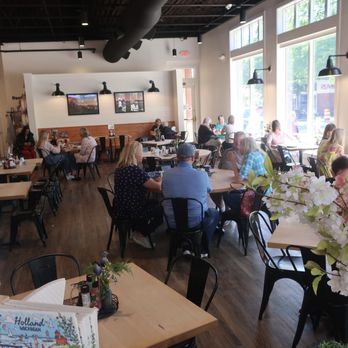 Bowerman's On 8th - A view of their cozy and airy dining space. - Cafes Near Me - Holland, Michigan