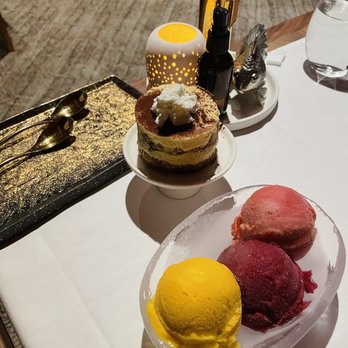 Be.Steak.A - Tiramisu & Sorbet Trio - Bars Near Me - Campbell, California Be.Steak.A - Tiramisu & Sorbet Trio - Bars Near Me - Campbell, California