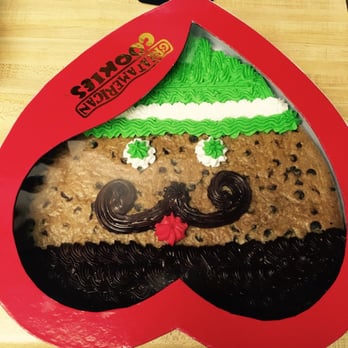 Great American Cookies - Lumberjack heart-shaped cookie cake - Bakeries Near Me - Tallahassee, Florida Great American Cookies - Lumberjack heart-shaped cookie cake - Bakeries Near Me - Tallahassee, Florida