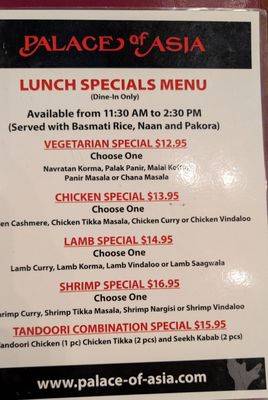 Menu photo 1 Palace Of Asia Maple Shade, NJ Menu photo 1 Palace Of Asia Maple Shade, NJ