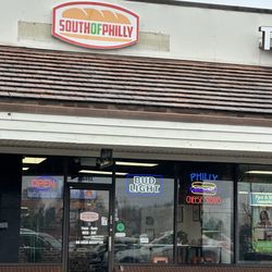 South Of Philly - Outside. In a shopping center.
