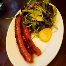 You see this, you may ask yourself "That's just a sausage" well, part of your assumption is correct but it's the best sausage I ever ate.