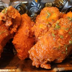 Lemon Pepper hot wings.