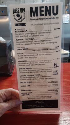 Menu photo 2 Rise Up Pizza Lexington, KY Menu photo 2 Rise Up Pizza Lexington, KY