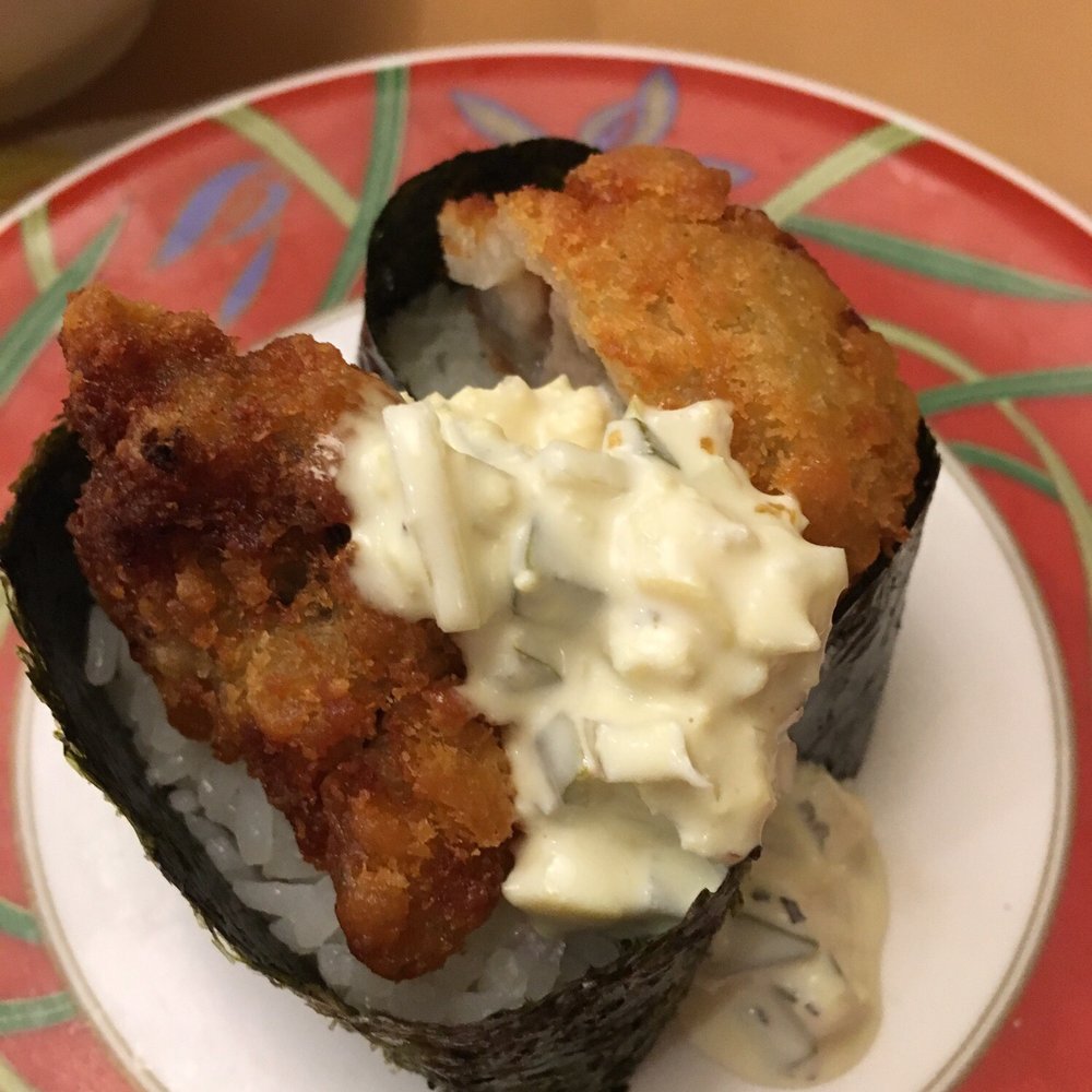 Sushi Boat - Deep Fried Oyster Sushi @ Sushi Boat - Japanese Near Me - Calgary, Alberta Sushi Boat - Deep Fried Oyster Sushi @ Sushi Boat - Japanese Near Me - Calgary, Alberta