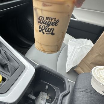 Jeff's Bagel Run - Caramel iced coffee - Bagels Near Me - Acworth, Georgia Jeff's Bagel Run - Caramel iced coffee - Bagels Near Me - Acworth, Georgia