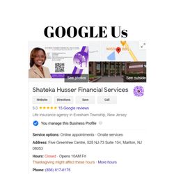 Shateka Husser Financial Services - Check out additional reviews on Google