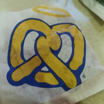 Auntie Anne's - a pretzel on a napkin - Pretzels Near Me - Battle Creek, Michigan