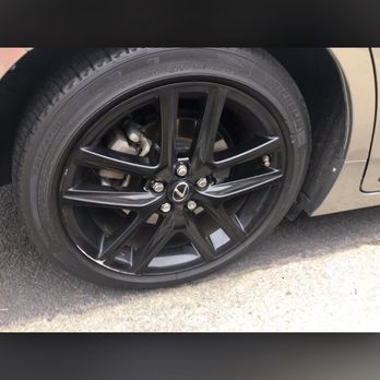 Cal Wheel Technology - A sad and Curbed black wheel - Wheel & Rim Repair Near Me - Belmont, California