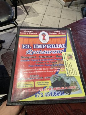 Menu photo 4 Imperial Restaurant Newark, NJ Menu photo 4 Imperial Restaurant Newark, NJ