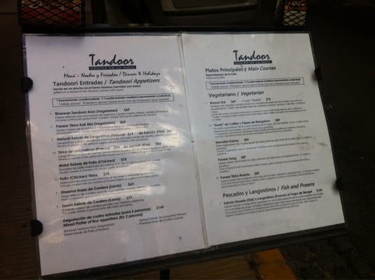 Menu photo 3 Tandoor Buenos Aires, C