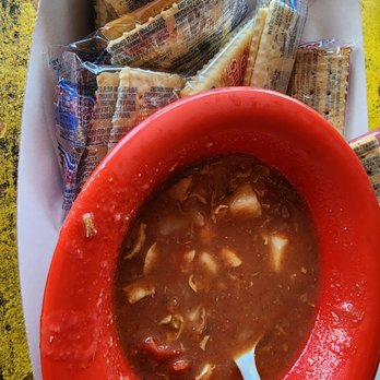Singleton's Seafood Shack - Minorcan clam chowder - Seafood Near Me - Jacksonville, Florida Singleton's Seafood Shack - Minorcan clam chowder - Seafood Near Me - Jacksonville, Florida
