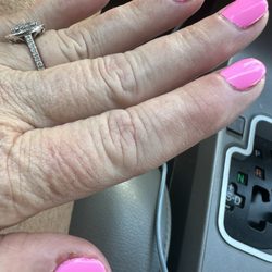 Orchid Nail Spa - My thumb was me... I had an irritated cuticle.