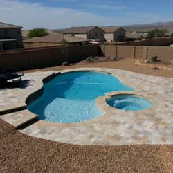 Desert Storm Custom Pools - Before when the pool was first built.