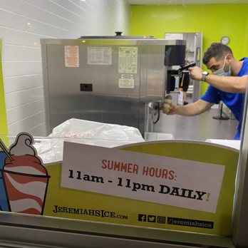 Jeremiah's Italian Ice - Summer hours - Ice Cream & Frozen Yogurt Near Me - Naples, Florida Jeremiah's Italian Ice - Summer hours - Ice Cream & Frozen Yogurt Near Me - Naples, Florida