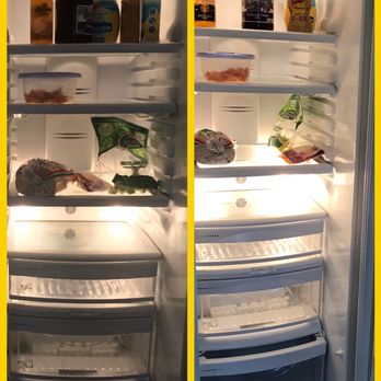 Sunshine House Cleaning - Cleaning a fridge - Home Cleaning Near Me