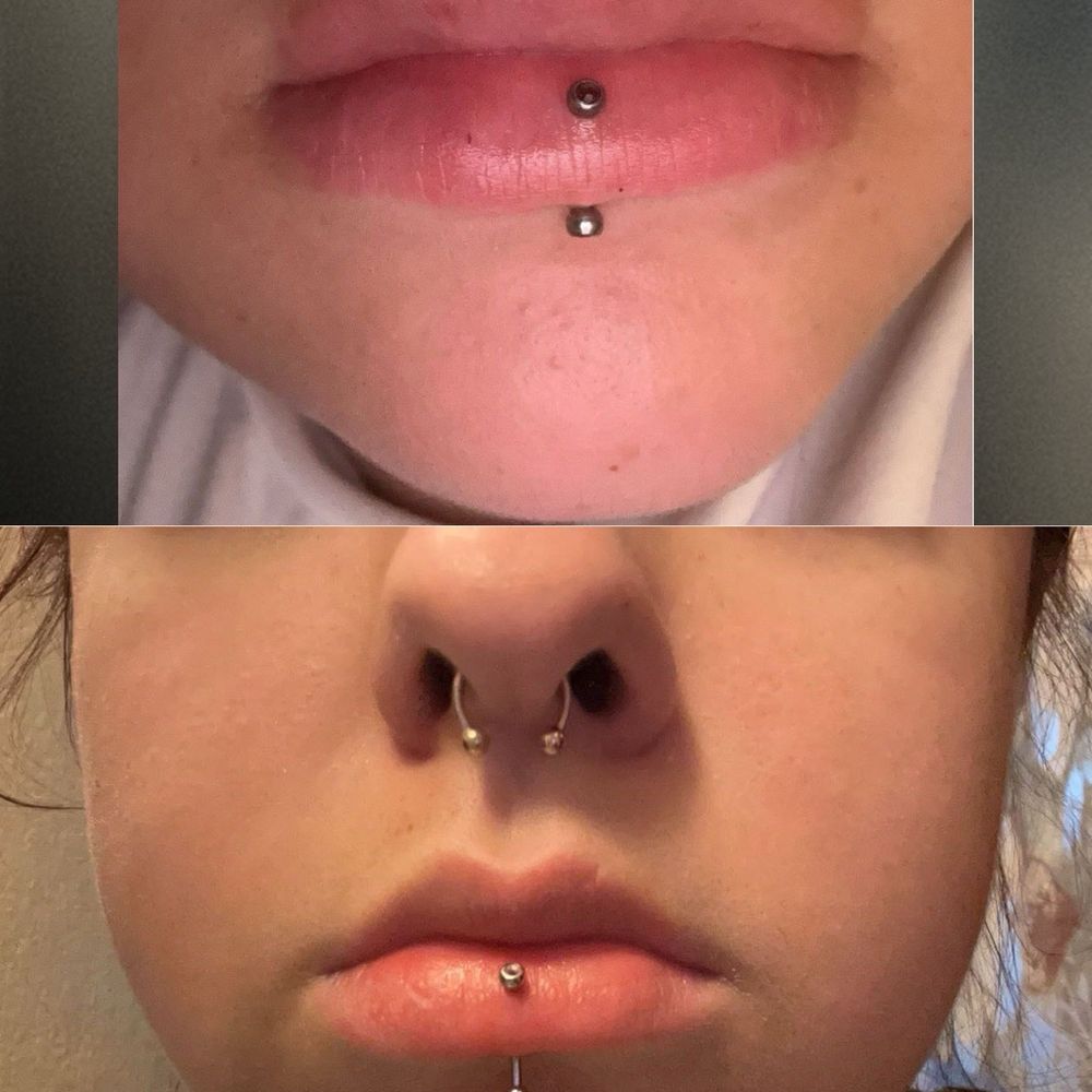 Plump It By Maggie - Bottom is before and top is after - Permanent Makeup Near Me
