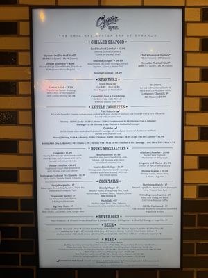 Menu photo 3 The Palace Station Oyster Bar Las Vegas, NV