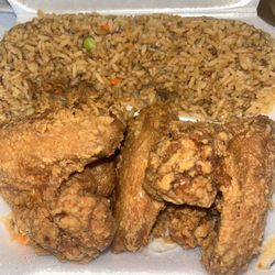 China Star - Fried chicken wings with fried rice