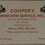 Cooper's Salvage Yard & Wrecker Service