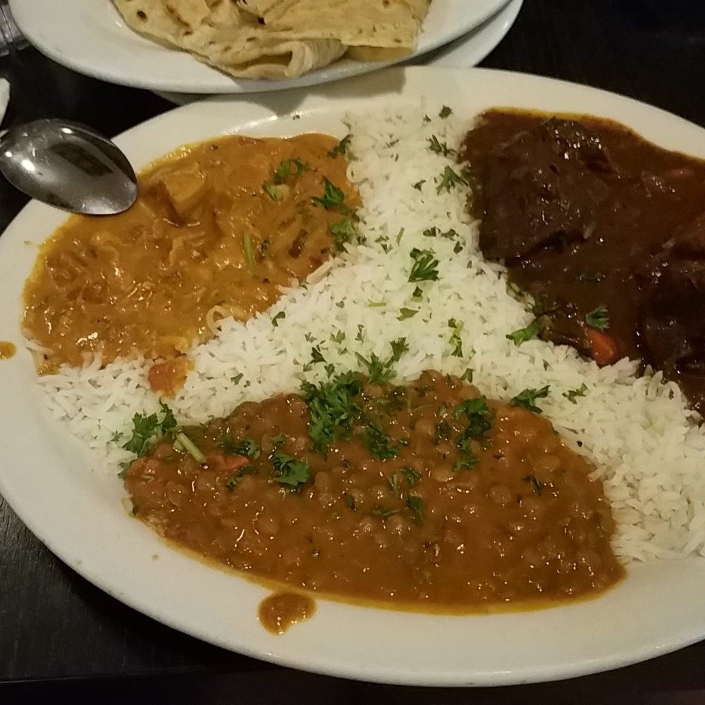 Jambo Cafe - Combination plate. Wasn't sure what to try so I had a little bit of the necessities - Caribbean Near Me - Santa Fe, New Mexico Jambo Cafe - Combination plate. Wasn't sure what to try so I had a little bit of the necessities - Caribbean Near Me - Santa Fe, New Mexico
