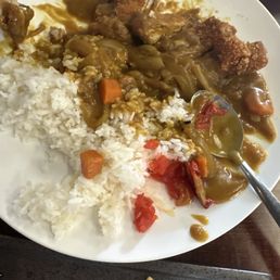 Chicken katsu curry... sooo good Chicken katsu curry... sooo good