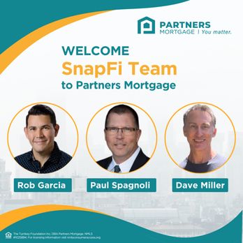 SnapFi - PArtners Mortgage welcomes the SnapFi team - Mortgage Lenders Near Me - San Ramon, California SnapFi - PArtners Mortgage welcomes the SnapFi team - Mortgage Lenders Near Me - San Ramon, California