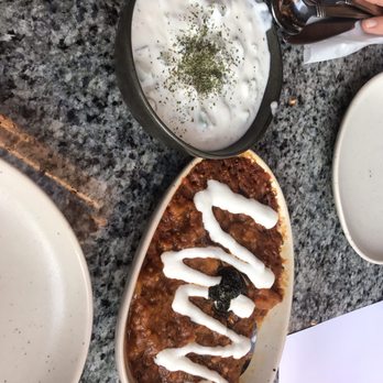 Maydoon - Must khiar (top/left) and kashkeh bodemjan (bottom/right) - Persian/Iranian Near Me - Sacramento, California