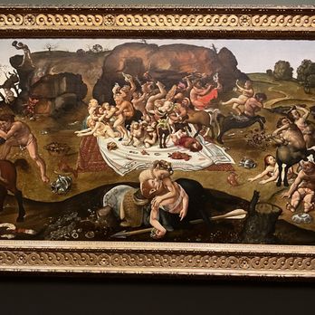 The National Gallery - The Fight between the Lapiths and the Centaurs by Piero di Cosimo. - Art Museums Near Me - London, XGL The National Gallery - The Fight between the Lapiths and the Centaurs by Piero di Cosimo. - Art Museums Near Me - London, XGL