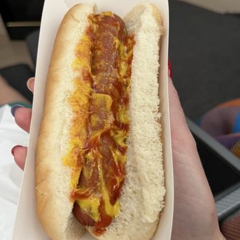 Phoenix Dogs & Slices - Regular hot dog, I ordered this to go so this was after I got home. - Pizza Near Me - Henderson, Nevada Phoenix Dogs & Slices - Regular hot dog, I ordered this to go so this was after I got home. - Pizza Near Me - Henderson, Nevada