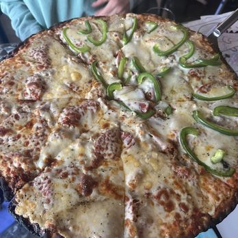 Blue Marble Pub - Sausage, Pepperoni, Bell Peppers, Mozzarella, Fontina and Havarti cheese!  To die for! - Sandwiches Near Me - Chippewa Falls, Wisconsin