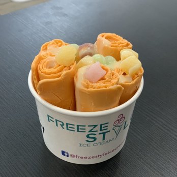Freeze Style Ice Cream - #10. Cha Thai Rolls - Juice Bars & Smoothies Near Me - Upper Arlington, Ohio