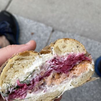 Bagelsaurus - "Hot Smoked" Everything Bagel - Bagels Near Me - Cambridge, Massachusetts