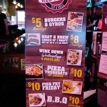 Red Brick Tap & Grill - Their Daily Specials - Some Good Deals Here. - American Near Me - Columbus, Ohio Red Brick Tap & Grill - Their Daily Specials - Some Good Deals Here. - American Near Me - Columbus, Ohio