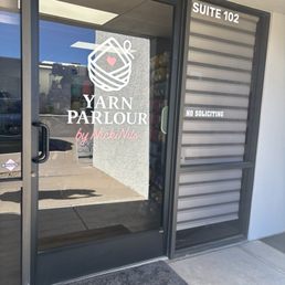Exterior outside entrance of Yarn Parlour - Front door - Scottsdale, Arizona Exterior outside entrance of Yarn Parlour - Front door - Scottsdale, Arizona