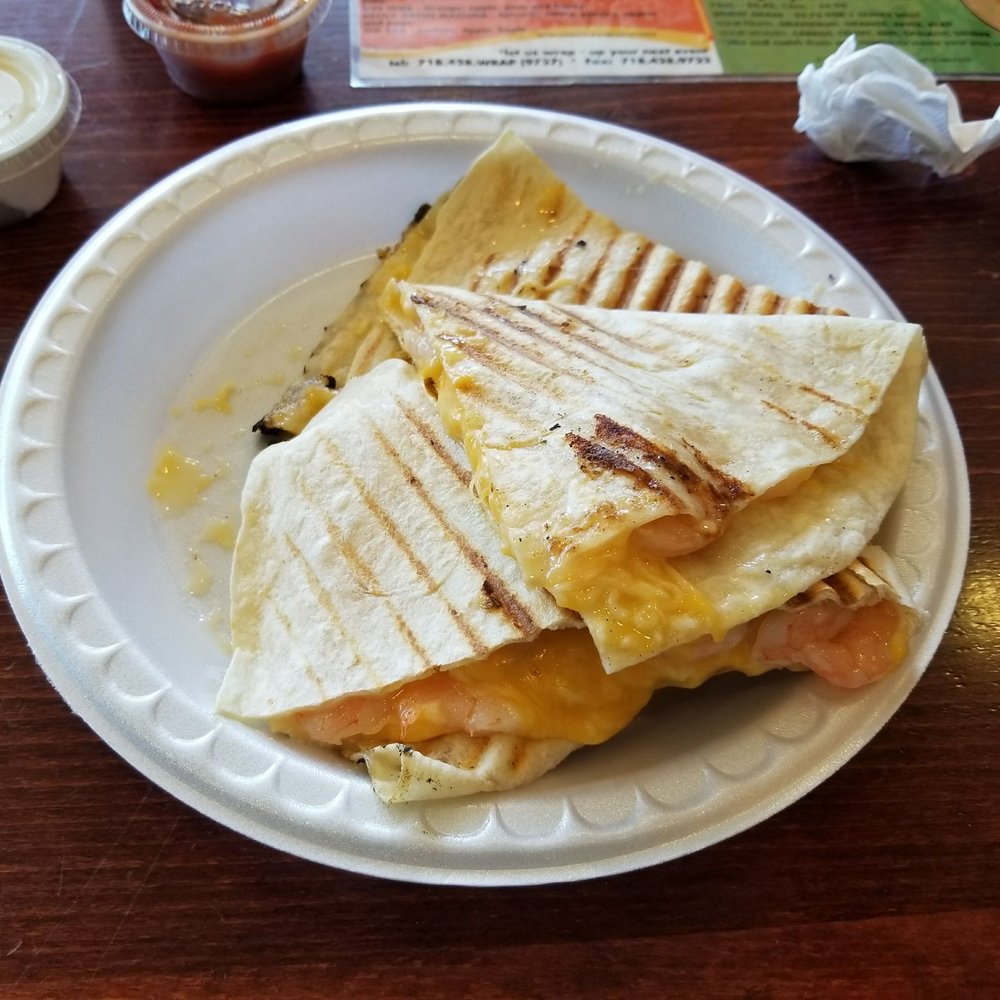 That's A Wrap - The shrimp quesadilla. It's like getting Prime Rib at McDonald's, but it costs more than $10. Don't do it. - Sandwiches Near Me - Bayside, New York That's A Wrap - The shrimp quesadilla. It's like getting Prime Rib at McDonald's, but it costs more than $10. Don't do it. - Sandwiches Near Me - Bayside, New York
