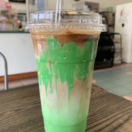 Pandan latte Pandan latte