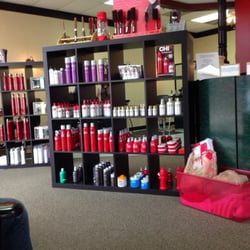 Magnolia Station Hair Salon - The bin with bags in it is for the collection they have for the Atlanta Women's Pregnancy Center. You get a special discount!