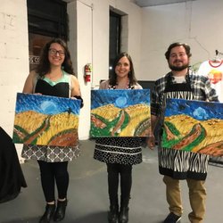 Ruston Artisans - Brush Up Wine Down Class