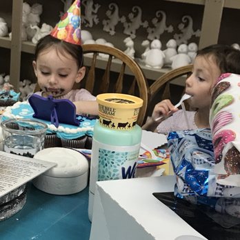 Get Fired Up Pottery - You can bring your own cake and icecream for bday parties. Snacks too! - Paint-Your-Own Pottery Near Me - Melbourne, Florida