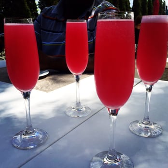 Diwan - Our mimosa twist - bubbly and watermelon. Mmmmm!!!! - Middle Eastern Near Me - Toronto, Ontario
