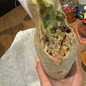 Aldanbertos Mexican Food - Carne Asada burrito - Salad Near Me - Spring, Texas
