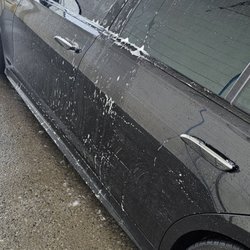 Shular's Carwash - Soap left on car from automatic wash