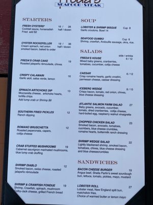 Menu photo 6 Freda's Seafood Grille Austin, TX Menu photo 6 Freda's Seafood Grille Austin, TX