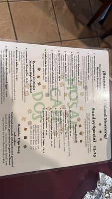 Menu photo 2 Mosaic Cafe Dos Tucson, AZ