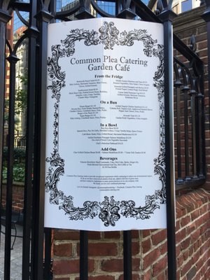 Menu photo 1 The Garden Cafe Pittsburgh, PA Menu photo 1 The Garden Cafe Pittsburgh, PA