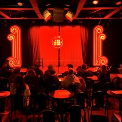 The Comedy Store - View of the stage.
