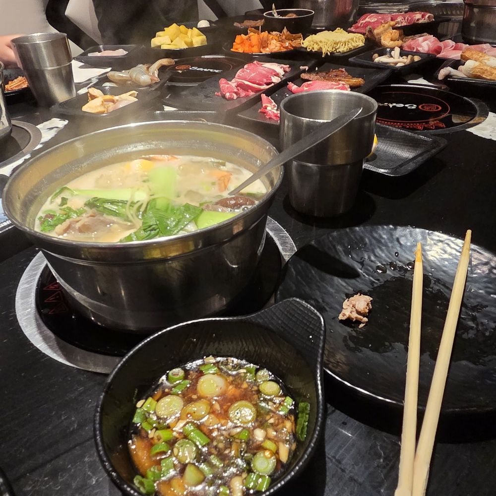Seapot - Making your own sauce makes the hot pot experience that much better. - Asian Fusion Near Me - Sacramento, California Seapot - Making your own sauce makes the hot pot experience that much better. - Asian Fusion Near Me - Sacramento, California