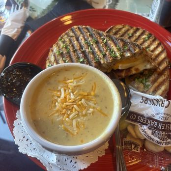 Robin's Nest Restaurant - Baked potato soup - soup de jour - New American Near Me - Mount Holly, New Jersey Robin's Nest Restaurant - Baked potato soup - soup de jour - New American Near Me - Mount Holly, New Jersey